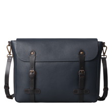 Load image into Gallery viewer, blue leather bags 
