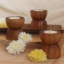 Load image into Gallery viewer, Drum Tea-light set of 3
