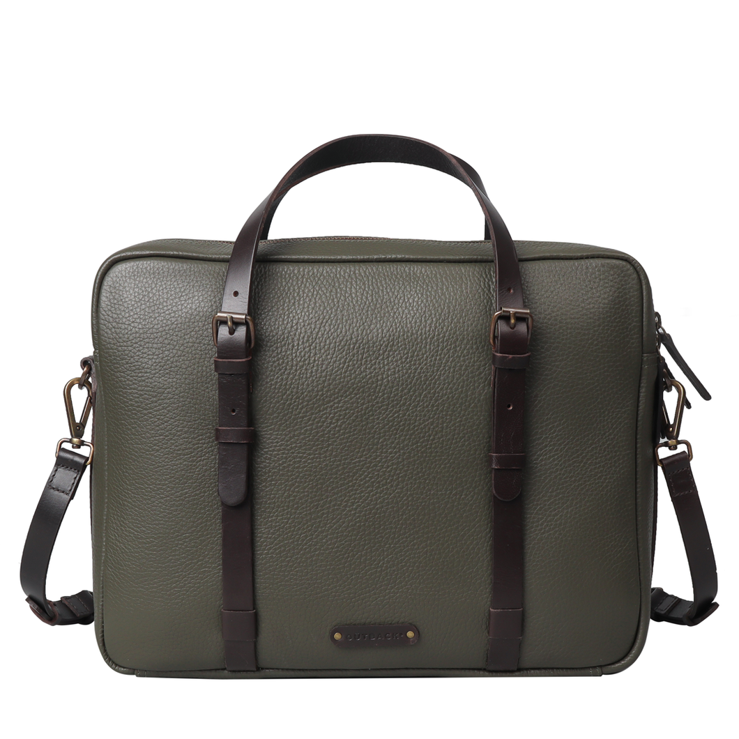 Green Leather briefcase