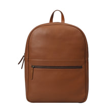 Load image into Gallery viewer, Tan leather backpack for Men
