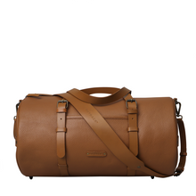 Load image into Gallery viewer, buy tan leather gym bag
