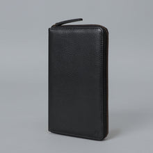 Load image into Gallery viewer, Cheque book leather traveller wallet
