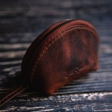 Load image into Gallery viewer, Mini Zipper Pouch (Tobacco Tan)-Wallets-Claymango.com
