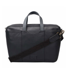 Load image into Gallery viewer, Black Hogan Leather Briefcase | Mens
