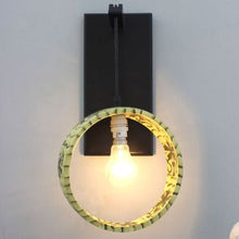 Load image into Gallery viewer, Wall Lamp Hand painted Circular Pastel-Lamp-Claymango.com

