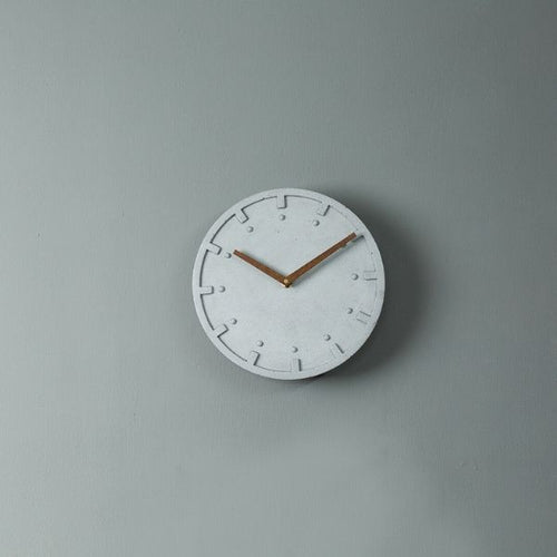 Concrete Moon Wall Clock-Home Décor-Claymango.com