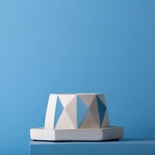 Load image into Gallery viewer, Concrete Diamante Planter Kite - Blue-Home Décor-Claymango.com
