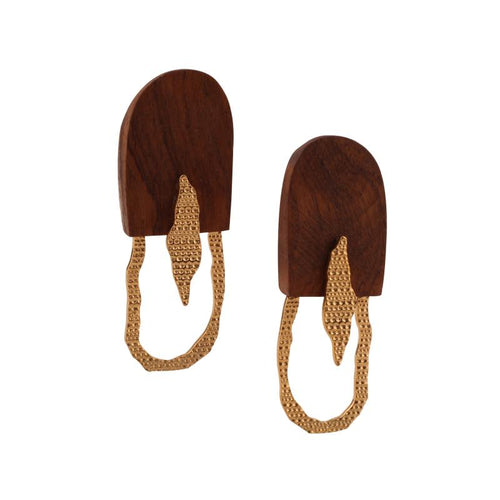 WITHER - Earing from Wabi Sabi collection-Jewellery-Claymango.com