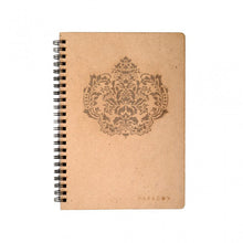 Load image into Gallery viewer, Work Notes- wooden laser cut wire bound handcrafted notebook-Paper &amp; Stationary-Claymango.com
