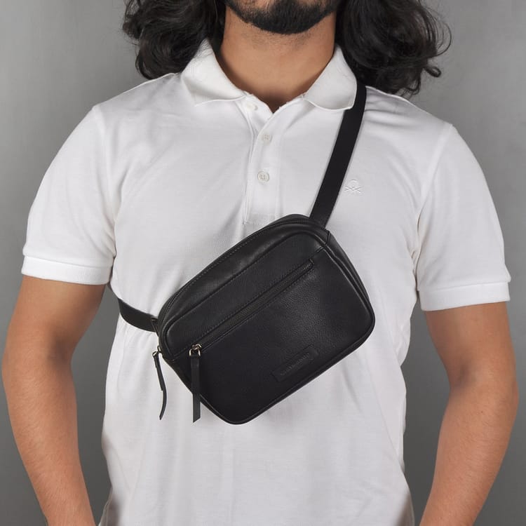 Unisex - Fanny Pack | Cross Body bag for daily utility _handcrafted out of genuine leather-Bags-Claymango.com