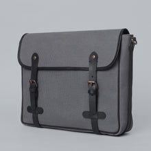 Load image into Gallery viewer, charcoal messenger bags
