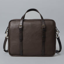 Load image into Gallery viewer, brown leather briefcase for women

