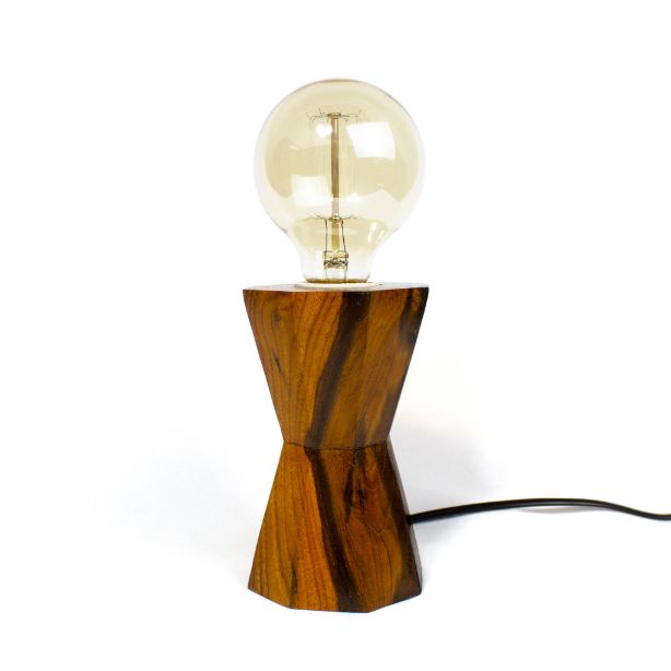 Mirrored Facet Lamp-Lamp-Claymango.com