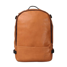 Load image into Gallery viewer, Tan leather backpack
