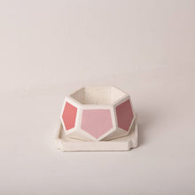 Load image into Gallery viewer, Concrete T Mark Planter - Pink-Home Décor-Claymango.com
