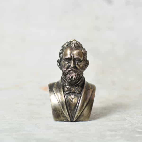 Ulysses S. Grant 18th U.S. President - vintage miniature model / Paperweight-Antiques-Claymango.com