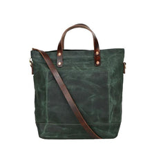 Load image into Gallery viewer, Alyssa Tote Bag (Forest green)-Bags-Claymango.com
