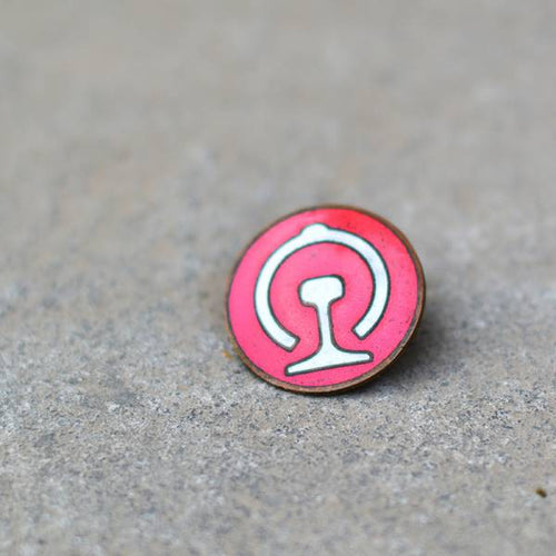 unknown symbol old pin badge-Antiques-Claymango.com