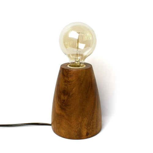 Conical Wooden Lamp-Lamp-Claymango.com