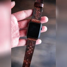 Load image into Gallery viewer, Artisan Apple Watch Strap (Tobacco Tan)-Watch Strap-Claymango.com
