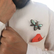 Load image into Gallery viewer, Bee Brooch from Seafret collection.-Mens Accessories-Claymango.com
