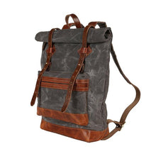 Load image into Gallery viewer, Adventure Roll top Backpack (Charcoal Grey)-Bags-Claymango.com
