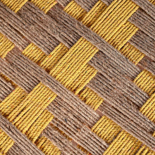 Load image into Gallery viewer, Champa Jute &amp; Cotton Charpai - Sirohi.org - Colour_Jute Beige, Colour_Yellow, Purpose_Indoor Seating, Purpose_Outdoor Seating, Rope Material_Natural Jute Fibre, Rope Material_Textile Waste
