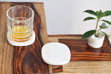 Load image into Gallery viewer, Put on- Marble coaster/Wood - Set Of Two
