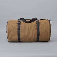 Load image into Gallery viewer, khaki canvas gym bag for men
