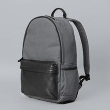 Load image into Gallery viewer, Charcoal Canvas Backpack

