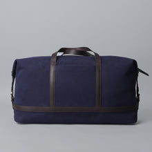 Load image into Gallery viewer, navy canvas travel bag for women
