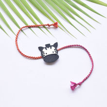 Load image into Gallery viewer, Zebra Rakhi - The Animal Collection-Festival-Claymango.com
