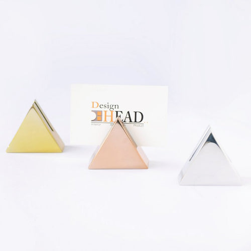 Prism Card Holder-Table Top Accessory-Claymango.com