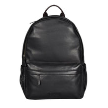 Load image into Gallery viewer, Black Leather backpack for girls
