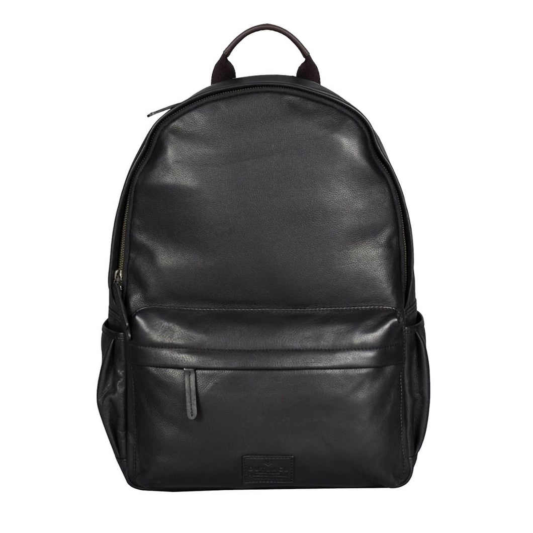 Black Leather backpack for girls