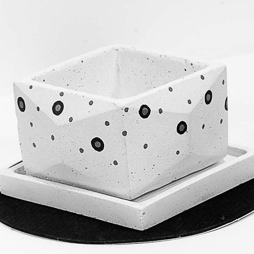Concrete Crystalite Planter-Home Décor-Claymango.com