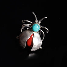 Load image into Gallery viewer, Bug ring - 92.5 Sterling Silver-Jewellery-Claymango.com
