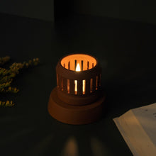Load image into Gallery viewer, SUPTA handcrafted terracotta Tealight lamp (minimal &amp; Contemporary) for your study table, dining table, side table from Festive collection-Terracotta-Claymango.com
