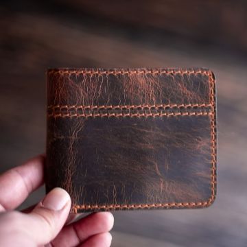 Boston Wallet (Tobacco Tan)-Wallets-Claymango.com