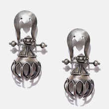 Load image into Gallery viewer, Trishul jhumka - 92.5 Sterling Silver-Jewellery-Claymango.com
