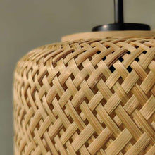 Load image into Gallery viewer, Cyclic regular - Unique handmade Woven Hanging Pendant Light, Natural/Bamboo Pendant Light for Home restaurants and offices-Lamps-Claymango.com
