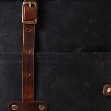 Load image into Gallery viewer, Mountain Pack (Deep Black) waxed canvas backpack-Bags-Claymango.com
