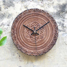 Load image into Gallery viewer, UNIQUE HANDMADE WOODEN BLOCK WALL CLOCK for home ,Office ,Kitchen ,Bedroom ( mid )-Home Décor-Claymango.com
