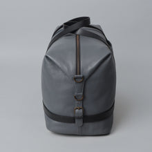 Load image into Gallery viewer, grey leather travel bag for girls
