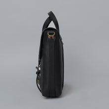 Load image into Gallery viewer, classic black oslo leather briefcase
