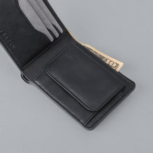 Load image into Gallery viewer, grey leather wallet for credit card
