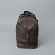 Load image into Gallery viewer, brown leather travel bag for girls
