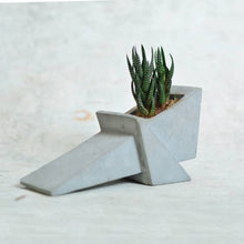Load image into Gallery viewer, Grasshopper concrete geometrical concrete planter for table top /office desk / living room / console table-Home Décor-Claymango.com
