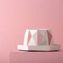Load image into Gallery viewer, Concrete Diamante Planter Kite - Pink-Home Décor-Claymango.com
