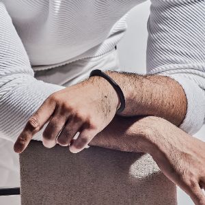 Edge Cuff - Graphite Grey - Matte- Medium (Fits from 7 - 7.5 inch), Large (Fits from 7.5 - 8 inch)-Mens Accessories-Claymango.com